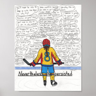 She Persisted (Athlete) Poster