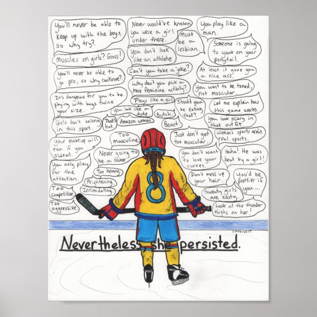 She Persisted (Athlete) Poster (Front)