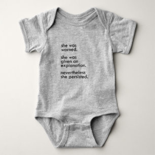 she persisted baby bodysuit