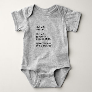 she persisted baby bodysuit