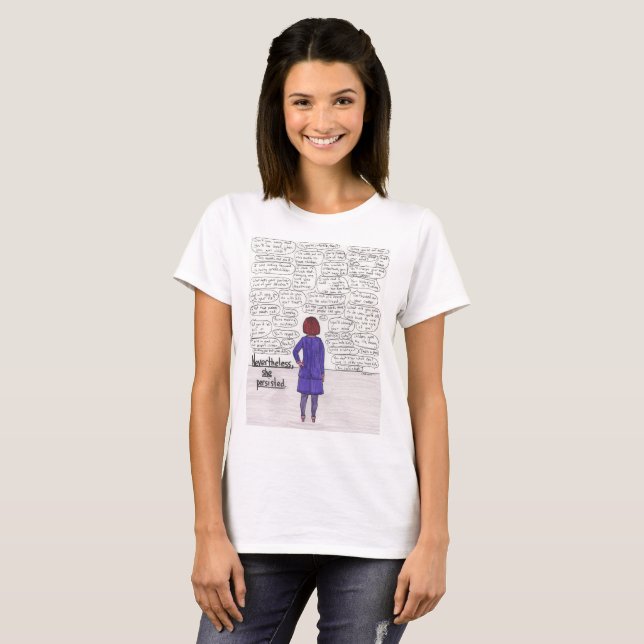 She Persisted (Childfree) T-Shirt (Front Full)