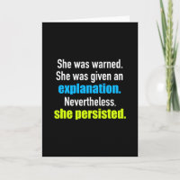 She Persisted Elizabeth Warren