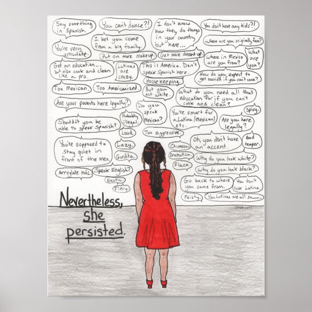 She Persisted (Latina) Poster (Front)
