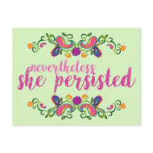 She Persisted Postcard