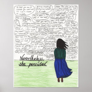 She Persisted (Single Women) Poster
