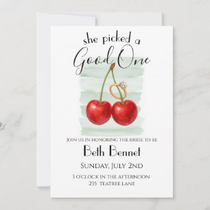 She picked a good one - bridal shower invitation