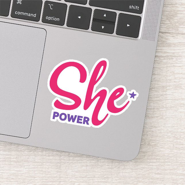 She Power Vinyl Sticker (Detail)