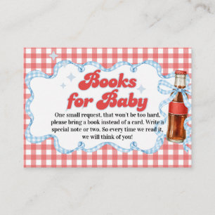 She Ready Pop Soda Baby Shower diaper raffle Enclosure Card