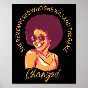 She Remembered Who She Was And The Game Changed 4 Poster