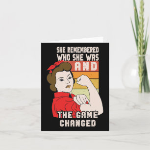 She Remembered Who She Was And The Game Changed 5 Card