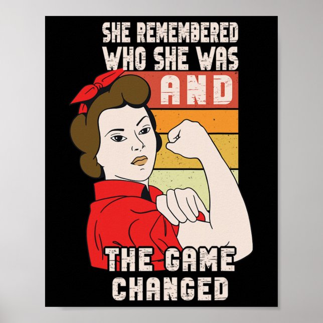 She Remembered Who She Was And The Game Changed 5  Poster (Front)