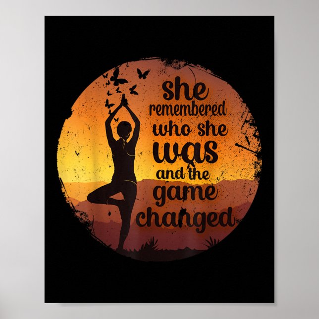 She Remembered Who She Was And The Game Changed  Poster (Front)