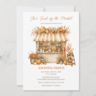 She’s Fresh Off the Market Fall Farmers Market  Invitation