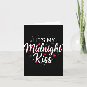 She’s My Midnight Kiss Funny Valentine Matching Co Card