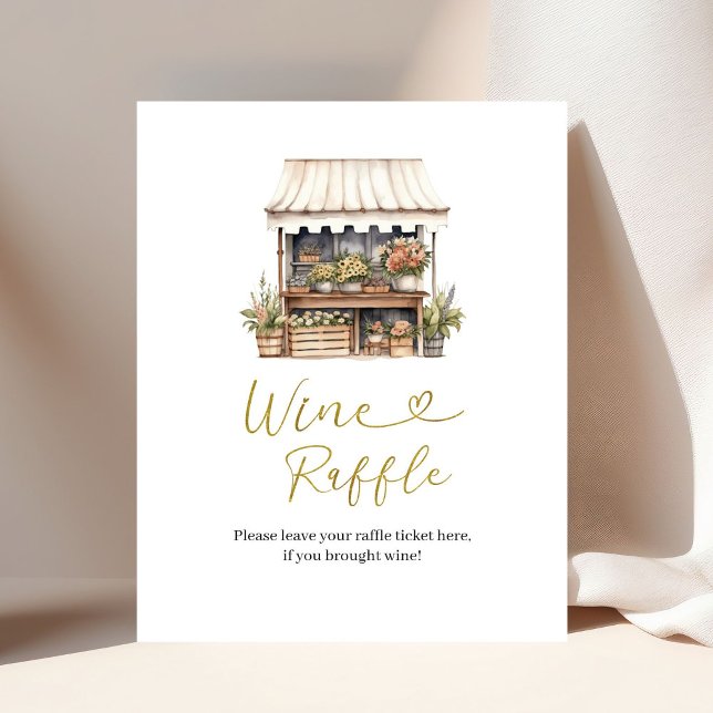 She’s Off The Market Bridal  Wine Raffle Game Sign (Creator Uploaded)