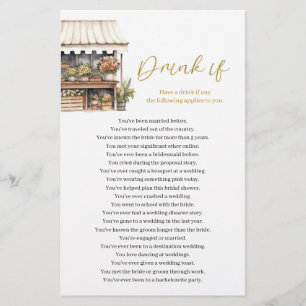 She’s Off The Market Drink If Bridal Shower Game