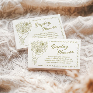 She’s off the Market Sage Green Display Shower Enclosure Card