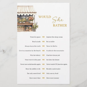 She’s Off The Market Would She Rather Game