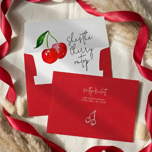 She’s the Cherry on Top 🍒 Bachelorette Party Envelope