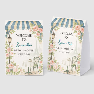 She Said Oui Paris Cafe Bridal Shower Welcome Sign