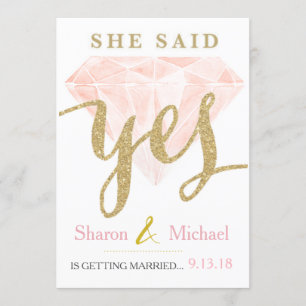 She said Yes Pink Diamond Announcement