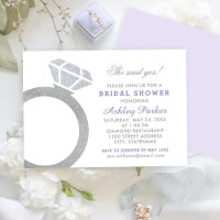 She Said Yes Silver Ring Bridal Shower