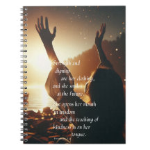 She Smiles at the Future Notebook