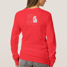 She Smiles at the Future Women's Long Sleeve Shirt