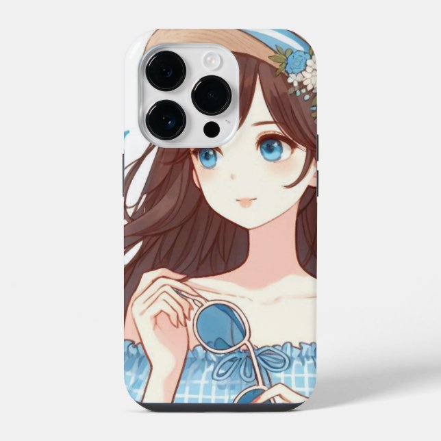 She Smiles in Summer iPhone Case (Back)