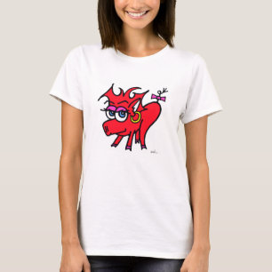 she smirk - colour T-Shirt