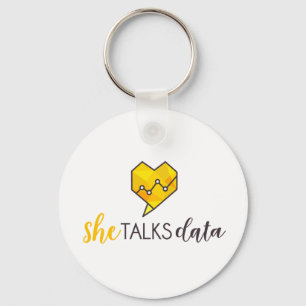 She Talks Data Keychain