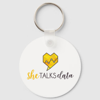 She Talks Data Keychain