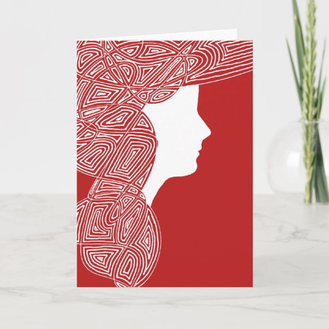 She Walks In Beauty Card (Front)