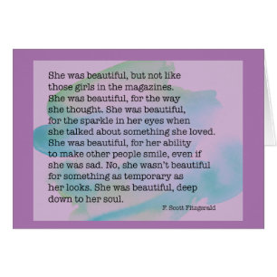 She Was Beautiful Purple Edition