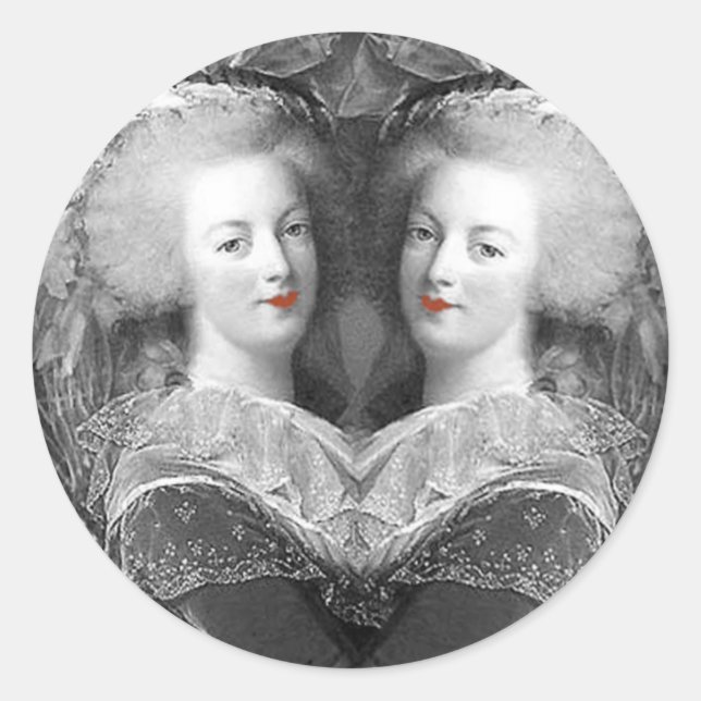 She was her only comfort, classic round sticker (Front)