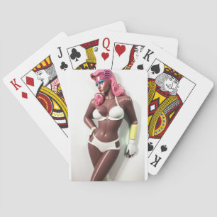 She Was Plastic Like My Feelings Ken Gauge Art Playing Cards
