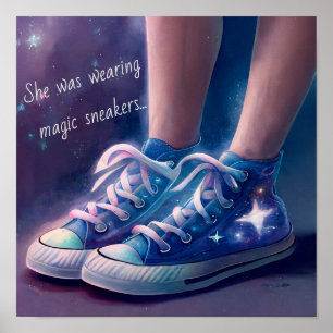 She was wearing Magic Sneakers Poster