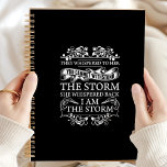 She Whispered Back I Am The Storm Planner<br><div class="desc">Embrace your inner strength with this "She Whispered Back I Am The Storm" planner. Perfect for women who love motivational quotes, this planner combines powerful words with practical organisation. The elegant design and inspiring message add a touch of sophistication to your daily planning. Ideal for modern women seeking a stylish...</div>