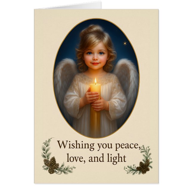 "She Who Carries the Candle of Peace" (Front)