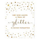 She Who Leaves A Trail of Glitter - Nursery Print