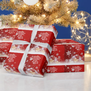 She Will Bear A Son, Jesus Holiday Wrapping Paper