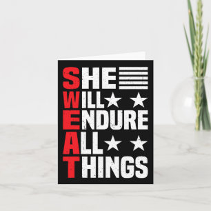 She Will Endure All Things 1  Card