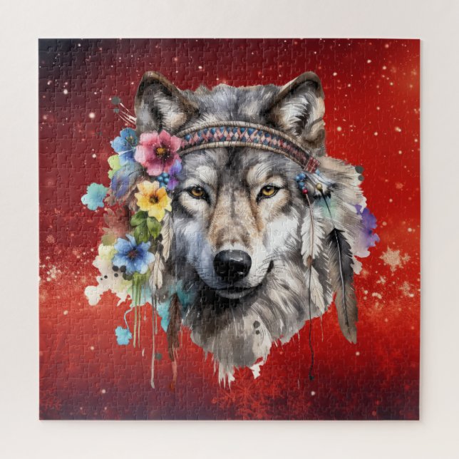 She-wolf  jigsaw puzzle (Vertical)