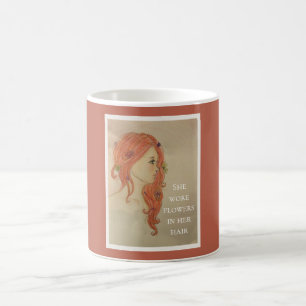 She Wore Flowers In Her Hair Coffee Mug