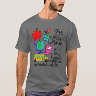 She Works Willingly With Her Hands Christian Couns T-Shirt