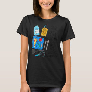 She Works Willingly With Her Hands Lunch Lady Cafe T-Shirt