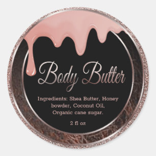 Shea Body Butter classic round sticker