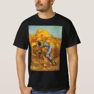 Sheaf Binder (after Millet) by Vincent van Gogh T-Shirt