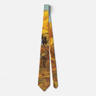 Sheaf Binder (after Millet) by Vincent van Gogh Tie