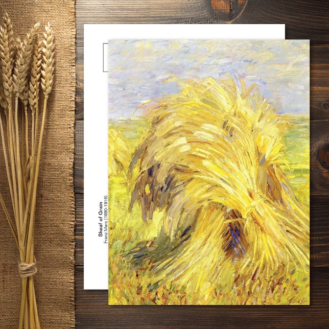 Sheaf of Grain Franz Marc Postcard (Creator Uploaded)
